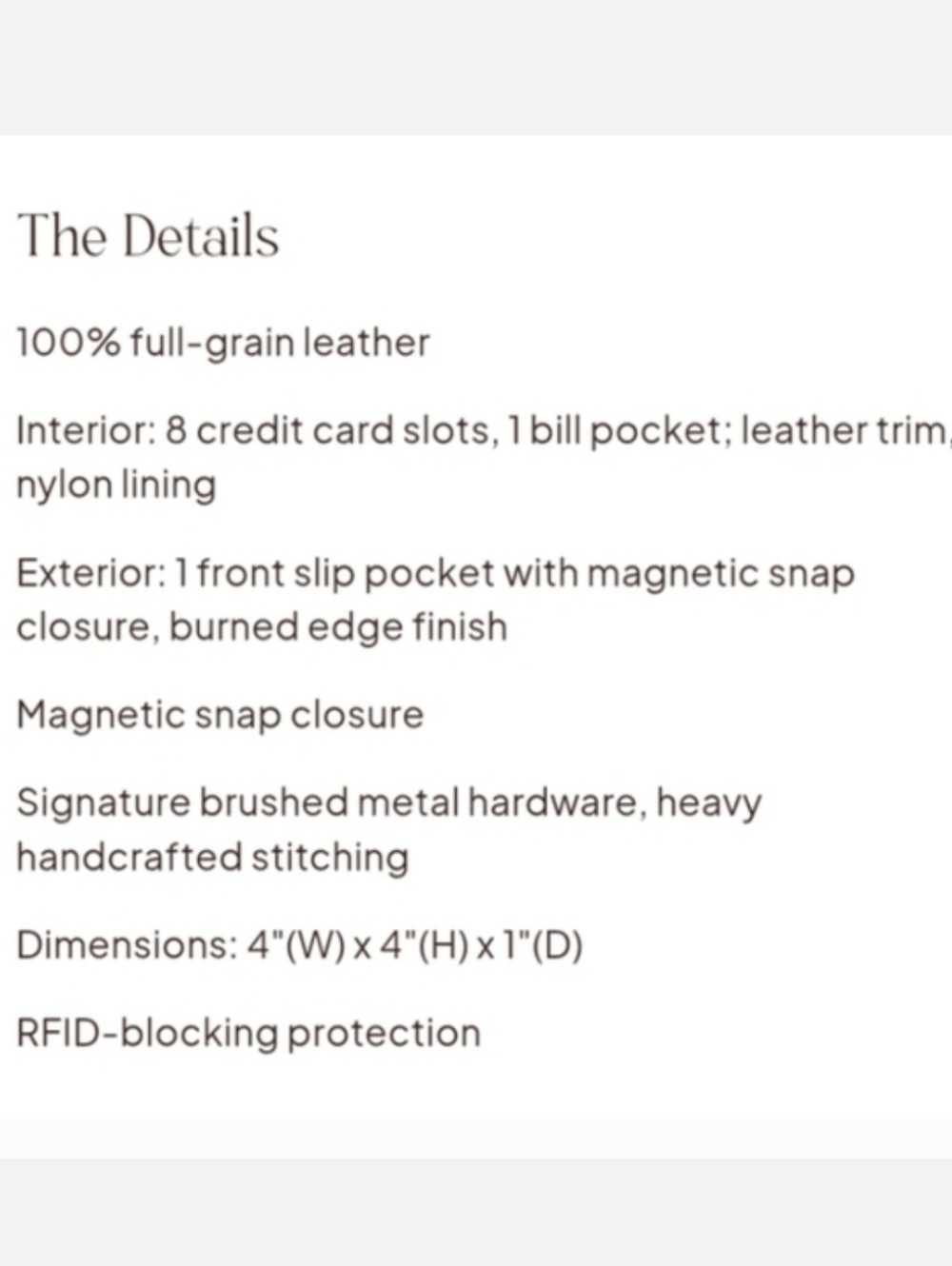 Patricia Nash Astra Bi-fold Snap Wallet in Tan Heritage Leather - Picture 14 of 14
